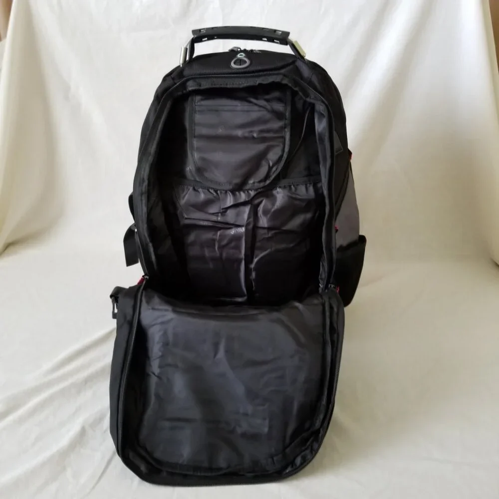 NEW! Topnotch Water-resistant Backpack w/USB/Luggage Strap/Padded Laptop Pocket - Picture 7 of 16